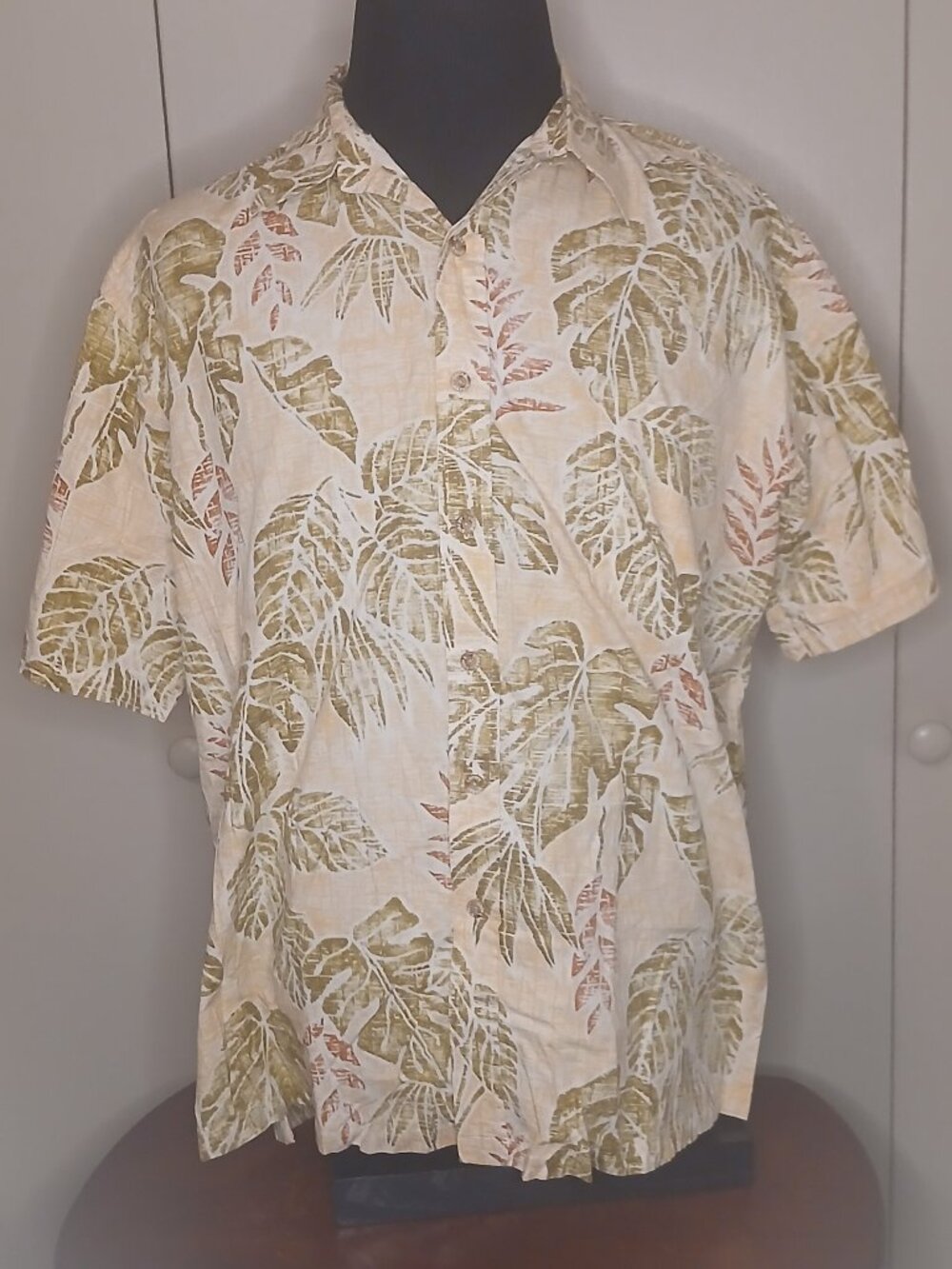 Cooke Street Hawaiian Men's XL Cotton Shirt Tropical Shirt (0905A7)